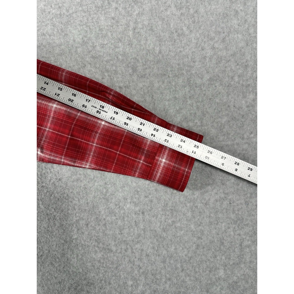 Ariat Pro Series Shirt Mens Small Red White Plaid Button Down Vented Western - Picture 7 of 7